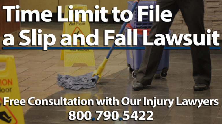 California Statute of Limitations - Slip and Fall Accidents