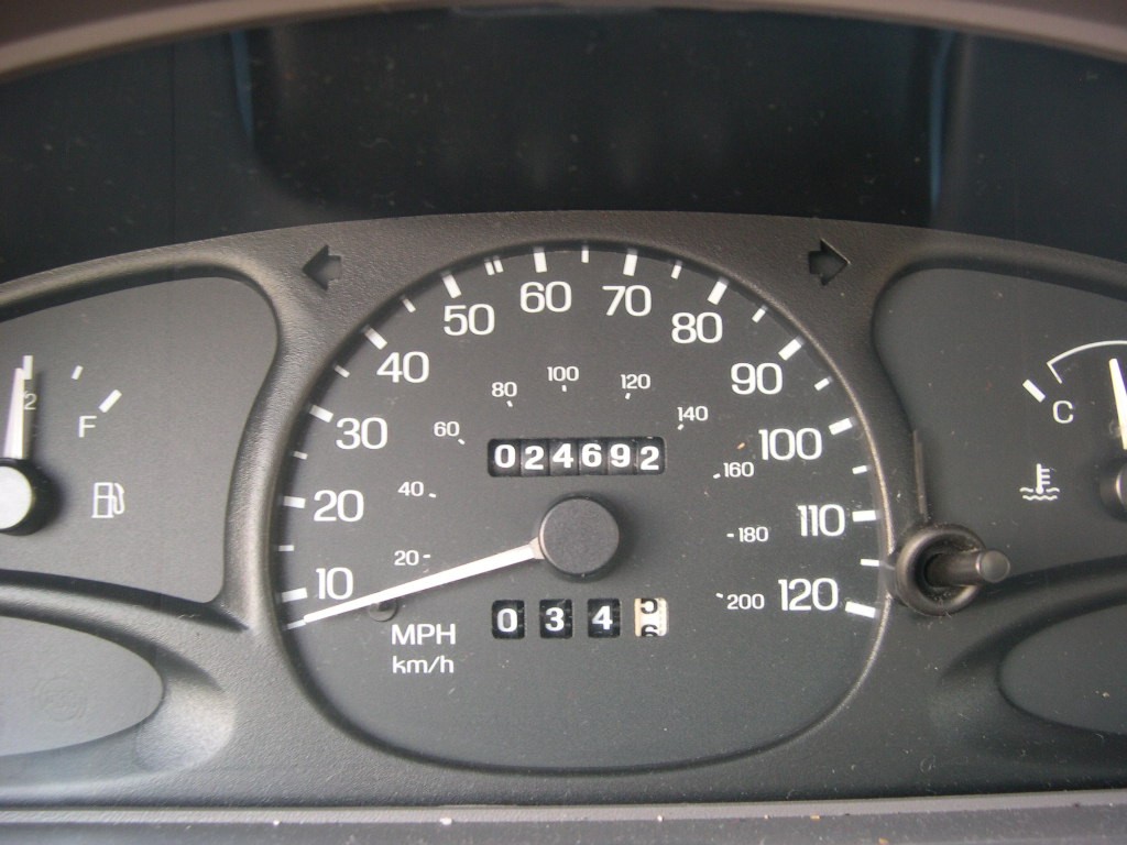 can the odometer be changed on digital