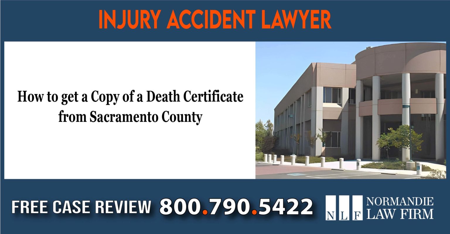 How to get a Copy of a Death Certificate from Sacramento County