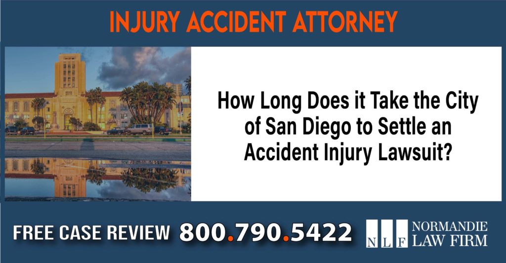 How Long Does it Take the City of San Diego to Settle an Accident Injury Lawsuit sue compensation incident liability