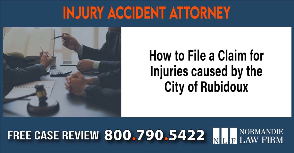 How to File a Claim for Injuries caused by the City of Rubidoux sue liability lawyer attorney