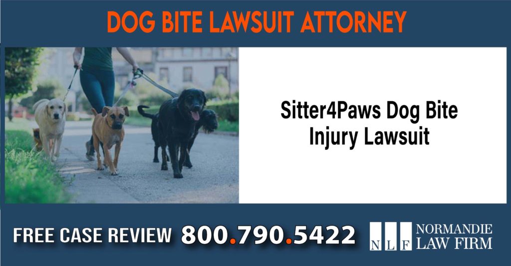 Sitter4Paws Dog Bite Injury lawyer sue compensation incident liability liable