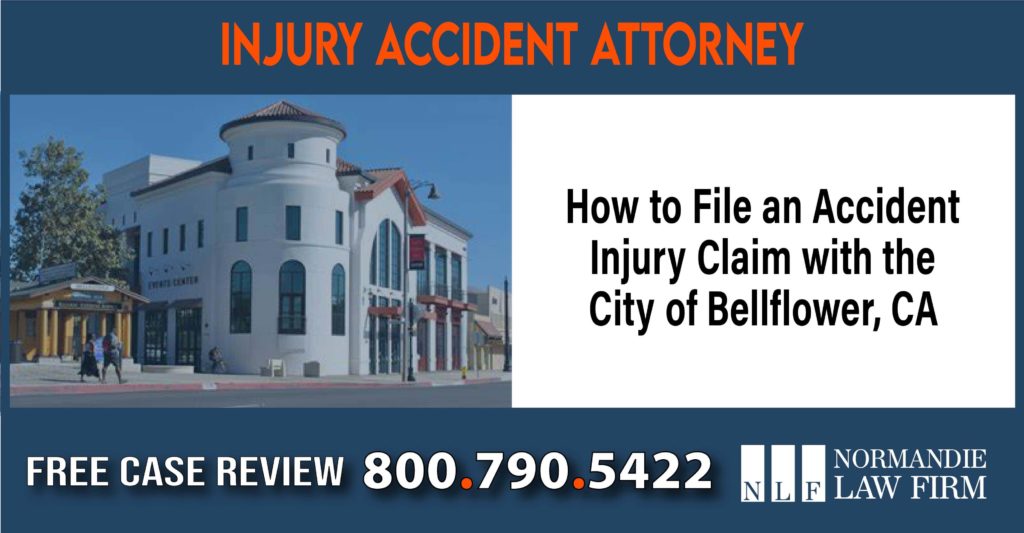 How to File an Accident Injury Claim with the City of Bellflower, CA sue liability lawyer attorney