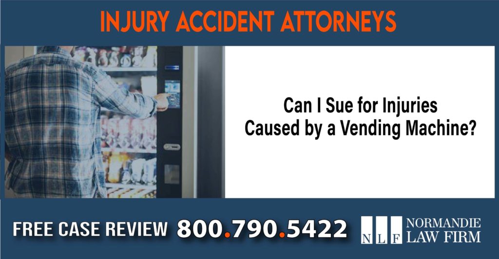 Can I Sue for Injuries Caused by a Vending Machine sue liability lawyer compensation attorney