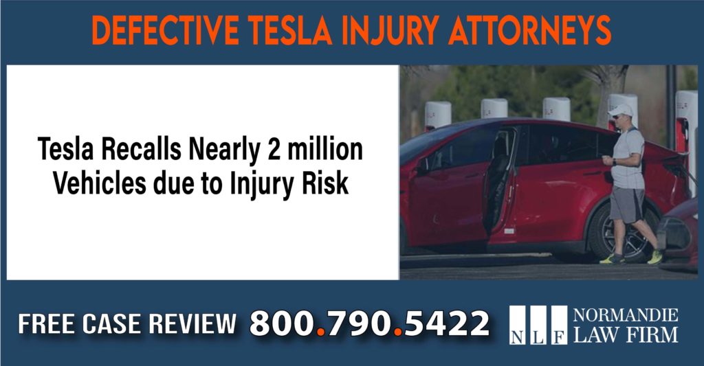 Defective Tesla Injury Attorneys sue liability lawyer attorney