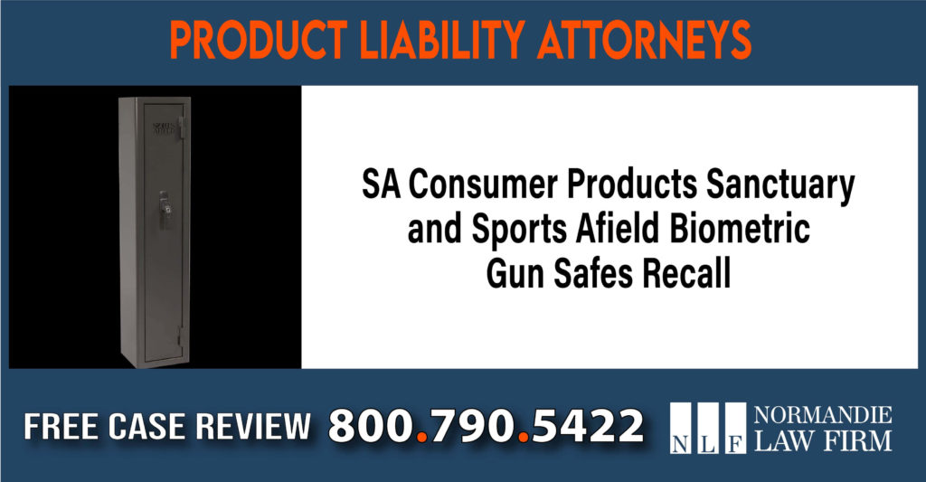 SA Consumer Products Sanctuary and Sports Afield Biometric Gun Safes Recall Class Action Lawsuit Lawyers