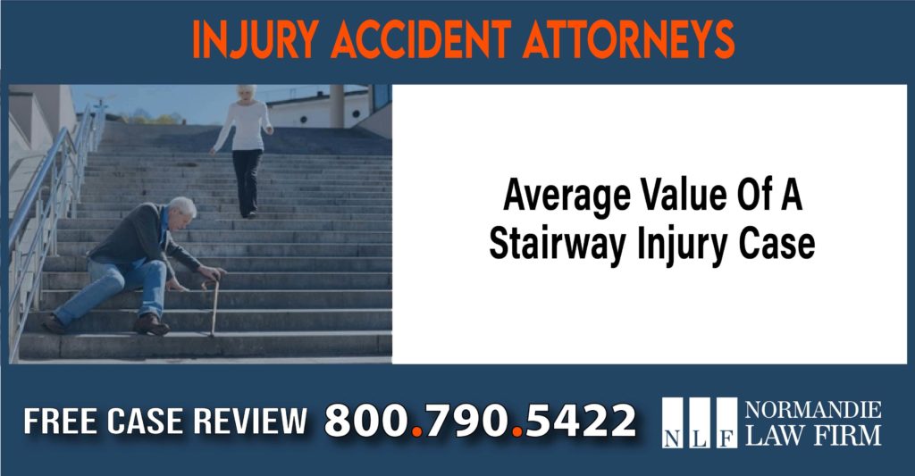 Average Value Of A Stairway Injury Case sue liability lawyer compensation incident attorney