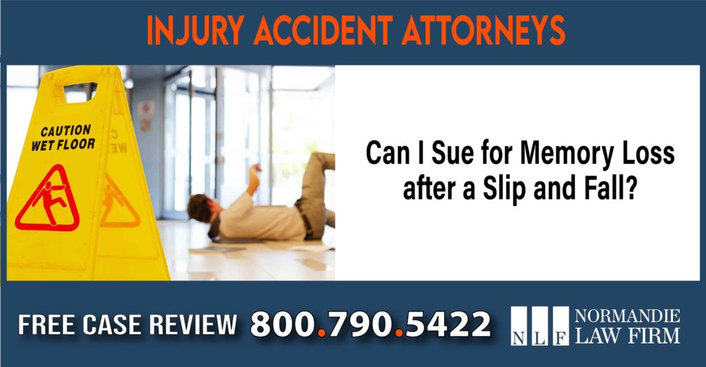 Can I Sue for Memory Loss after a Slip and Fall sue liability lawyer compensation incident attorney