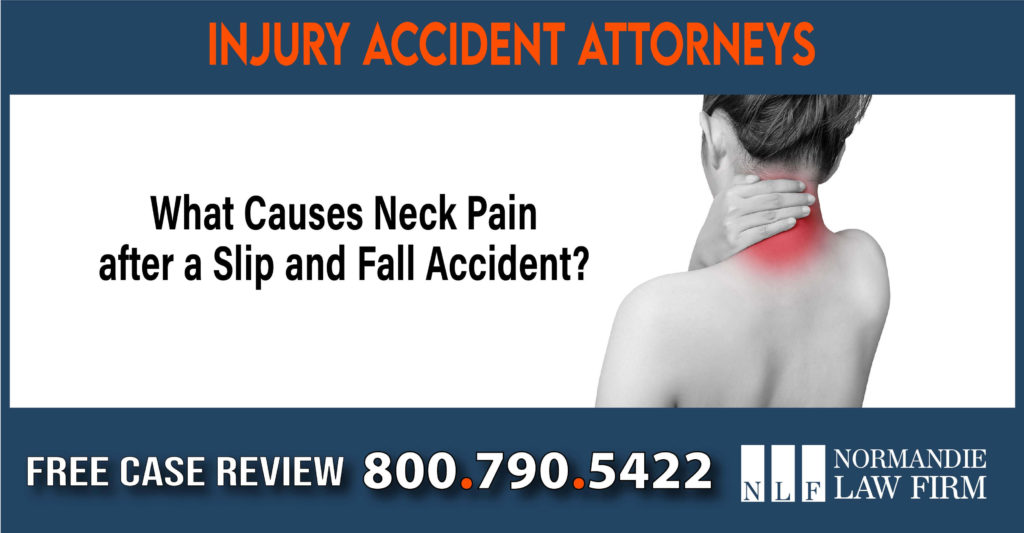 What Causes Neck Pain after a Slip and Fall Accident sue liability lawyer compensation incident