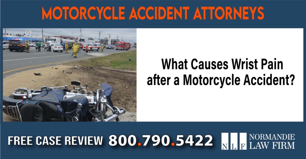 What Causes Wrist Pain after a Motorcycle Accident sue liability lawyer attorney