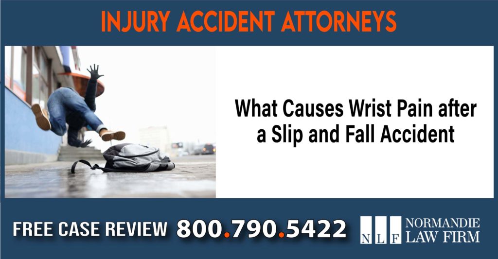 What Causes Wrist Pain after a Slip and Fall Accident sue compensation incident liability