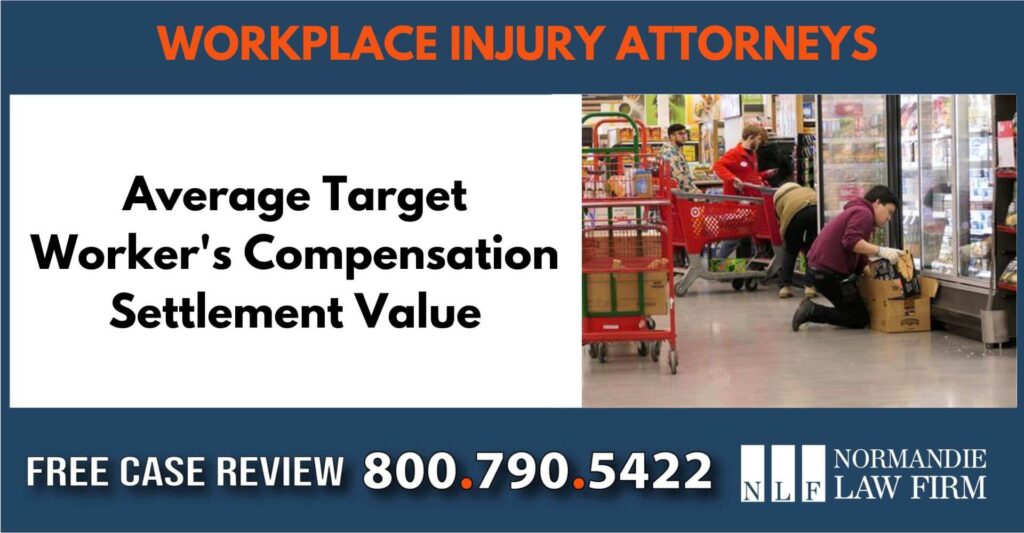 Average Target Worker's Compensation Settlement Value sue liability lawyer