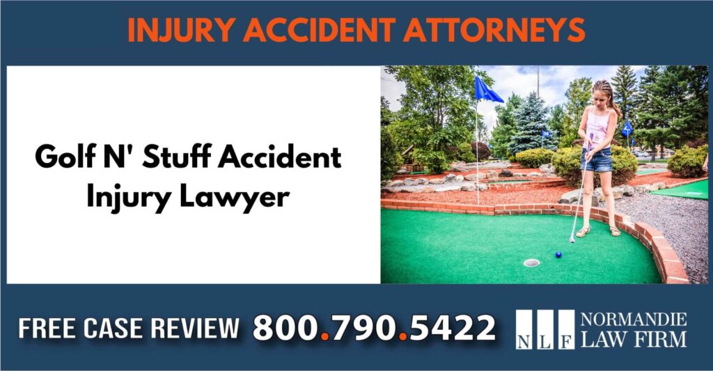 Golf N' Stuff Accident Injury Lawyer incident Lawyer attorney lawyer compensation sue