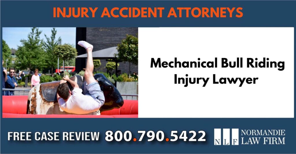 Mechanical Bull Riding Injury Lawyer sue liability lawyer attorney compensation incident