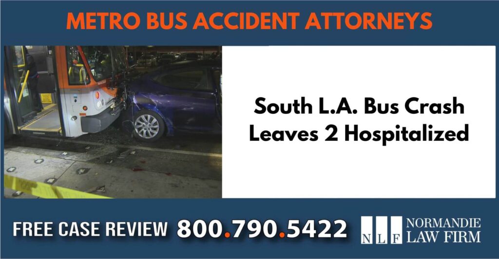 South L.A. Bus Crash Leaves 2 Hospitalized – Metro Bus Accident Attorneys attorney lawyer compensation