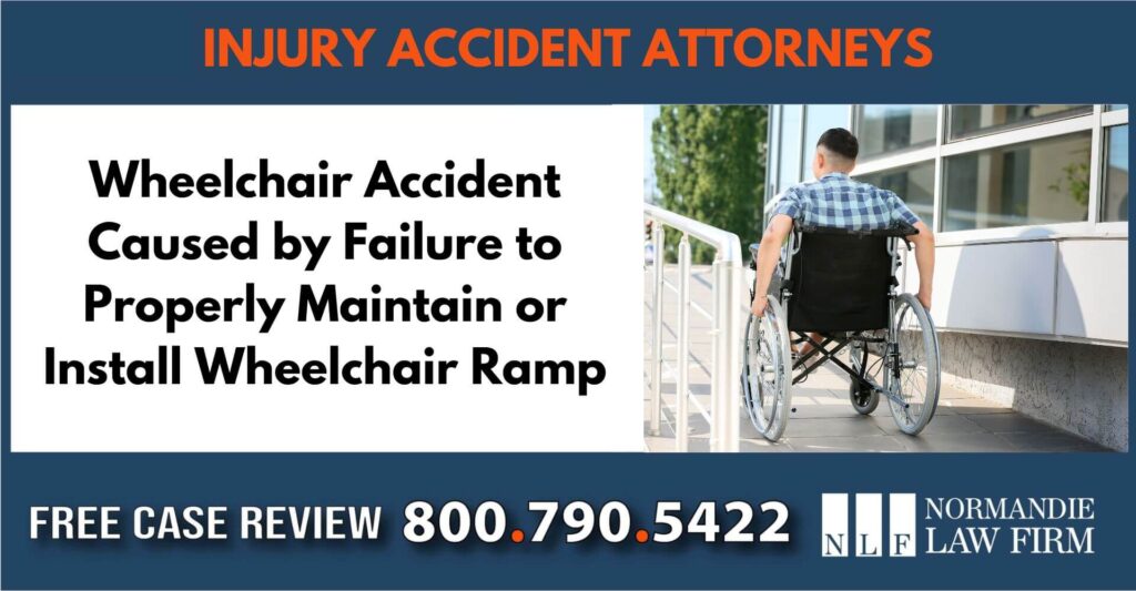 Wheelchair Accident Caused by Failure to Properly Maintain or Install Wheelchair Ramp