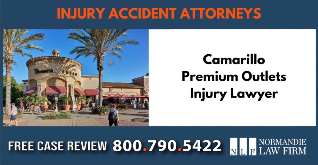 Camarillo Premium Outlets Injury Lawyer sue liability lawyer compensation incident