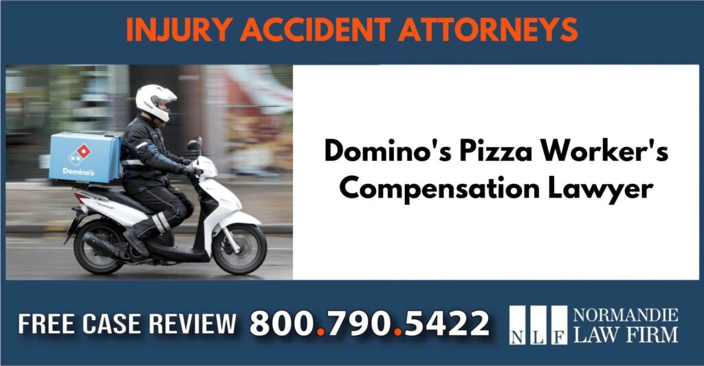 Domino's Pizza Worker's Compensation Lawyer sue liability lawyer attorney compensation incident