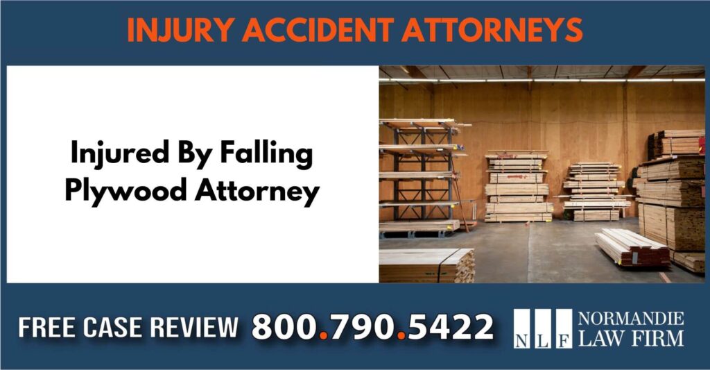 Injured By Falling Plywood Attorney sue attorney lawyer compensation