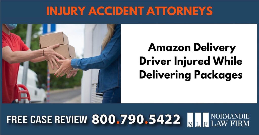 Amazon Delivery Driver Injured While Delivering Packages sue liability incident compensation